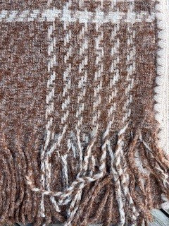 Halstørklæde m.strib