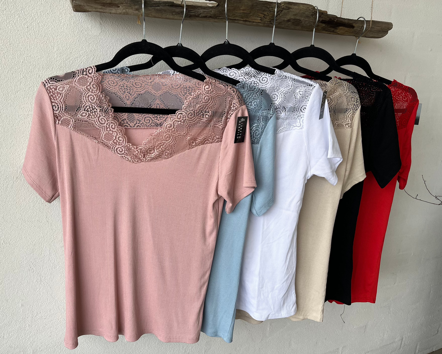 T-shirt m. blonder