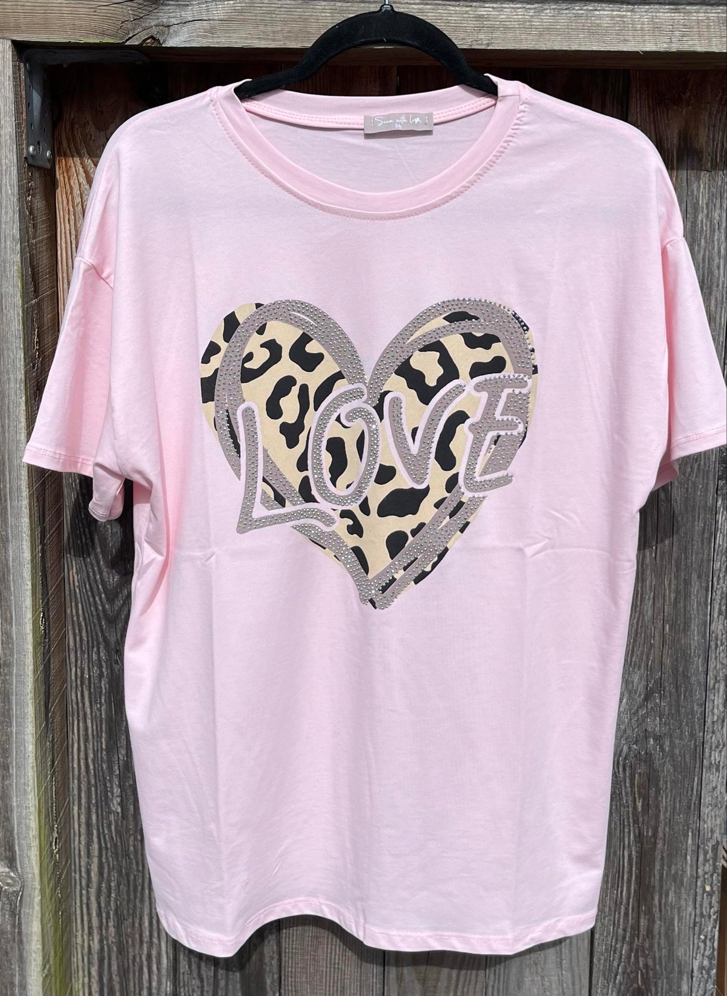 T-shirt m. leo/love