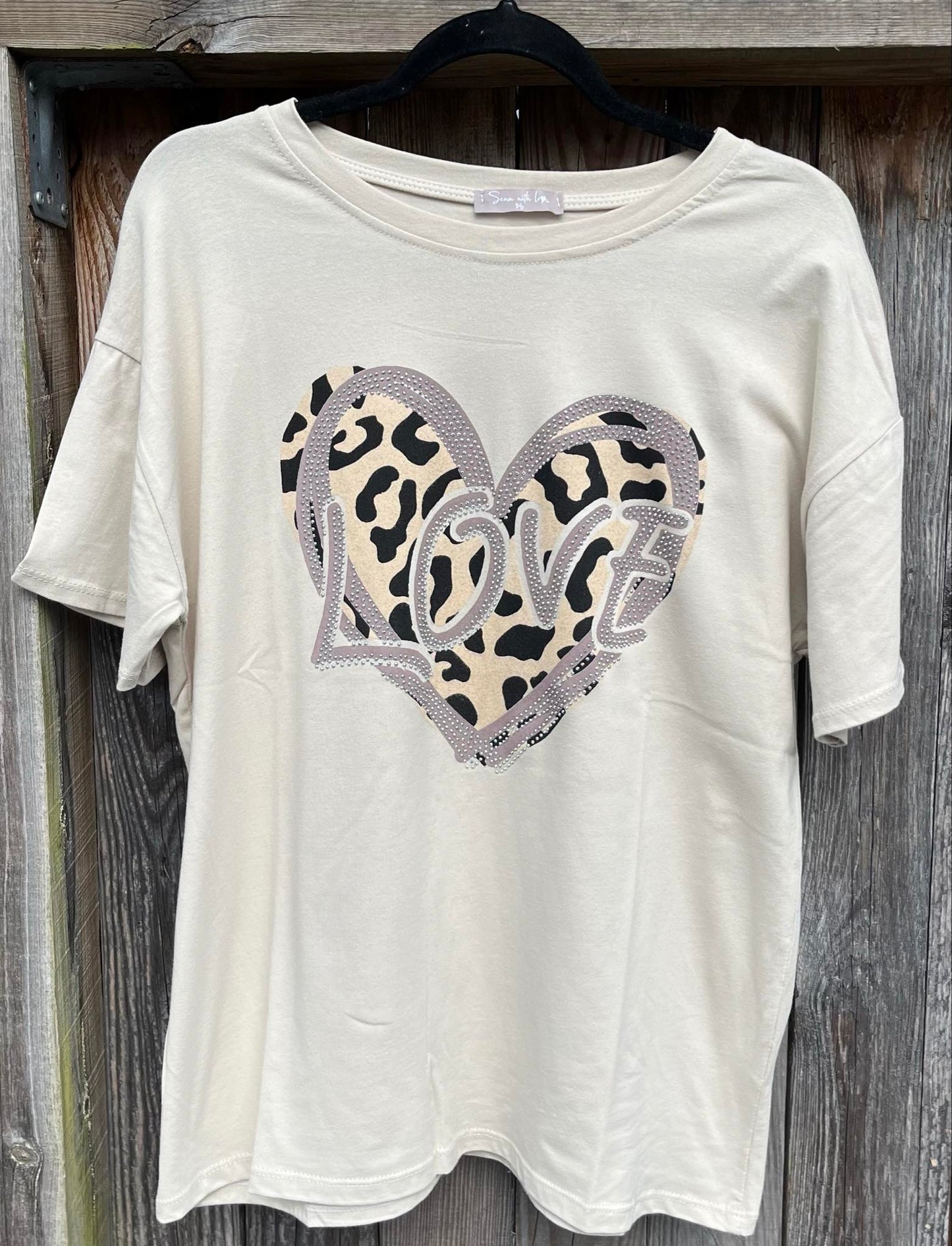 T-shirt m. leo/love