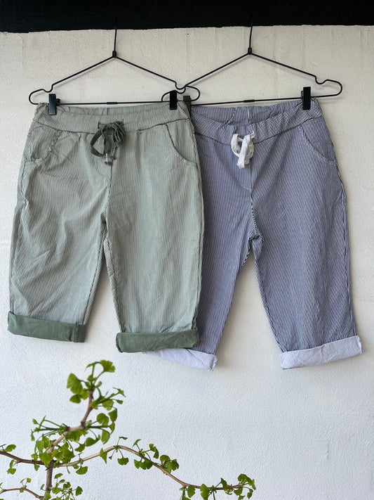 Shorts m. strib