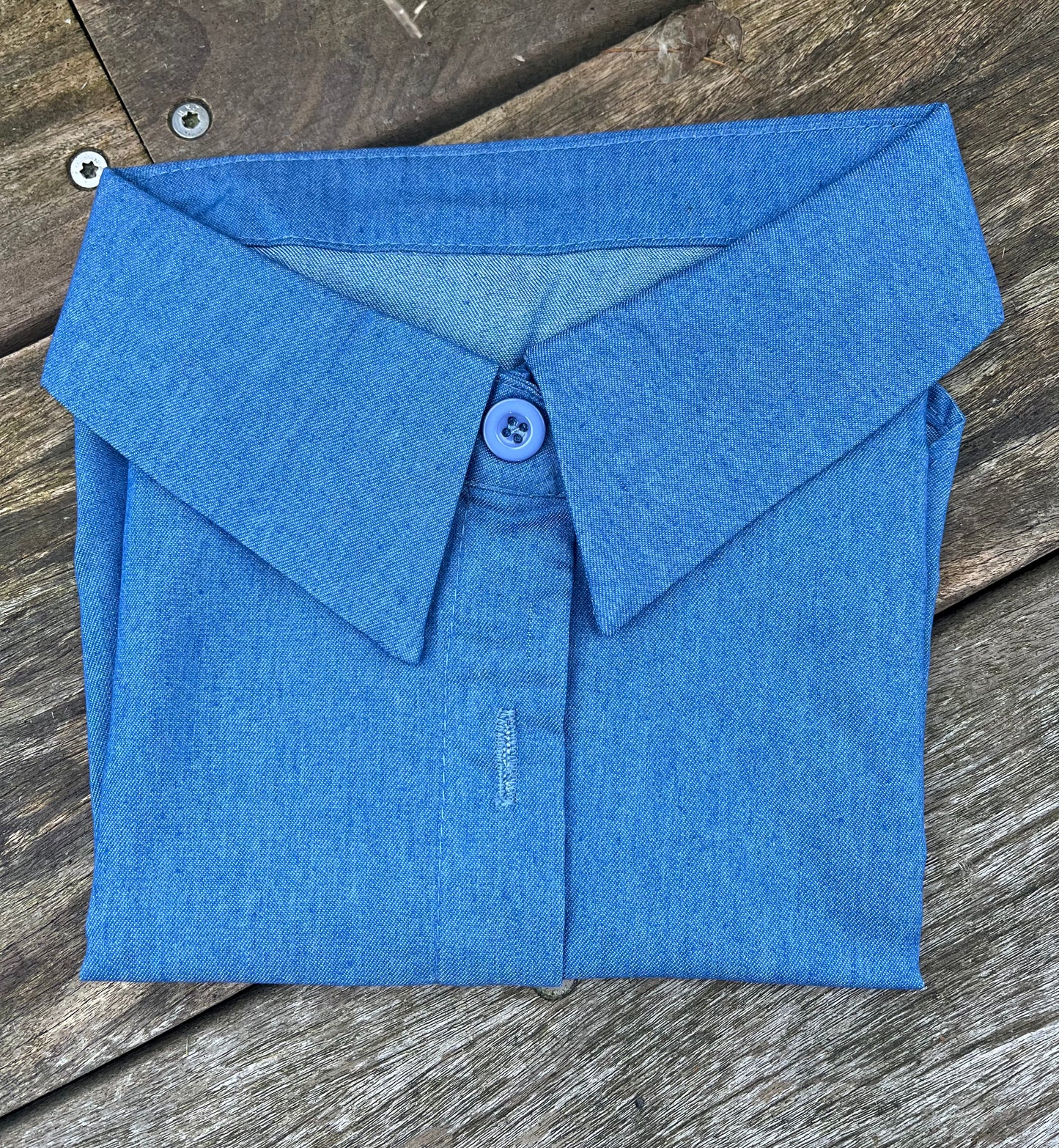 Snydekrave mørk denim