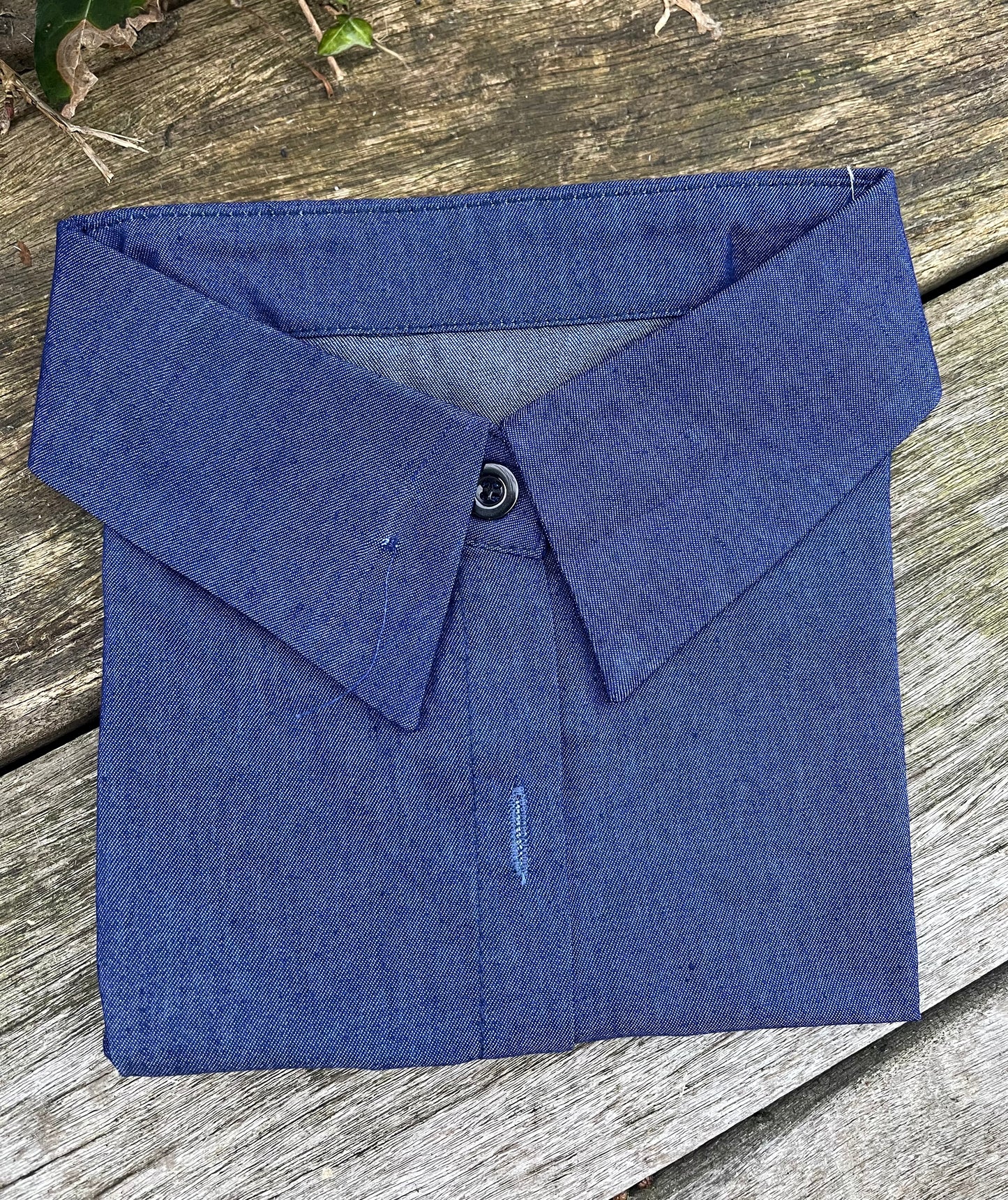 Snydekrave mørk denim