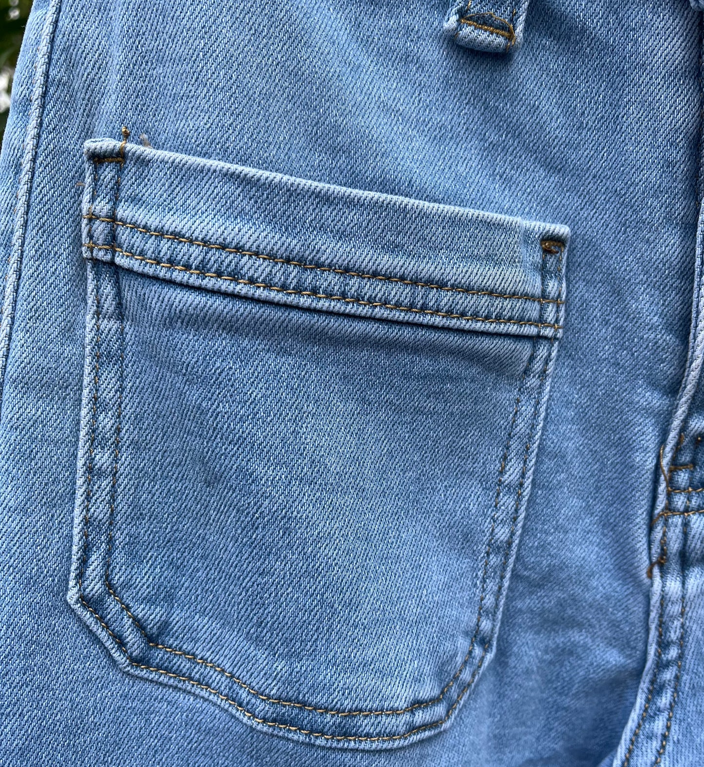 Jeans m. lige ben