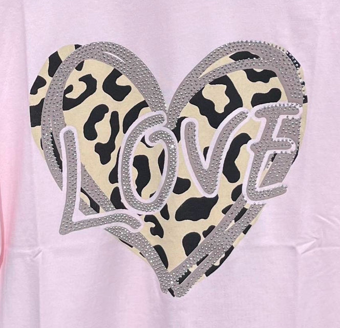 T-shirt m. leo/love