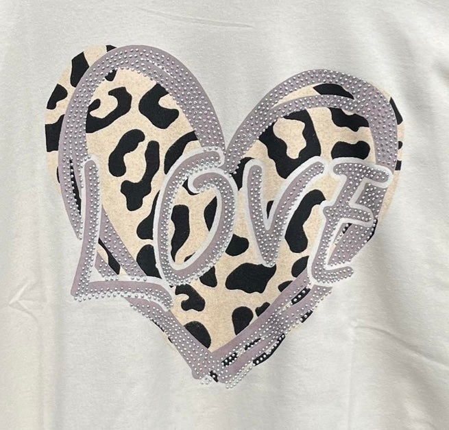 T-shirt m. leo/love