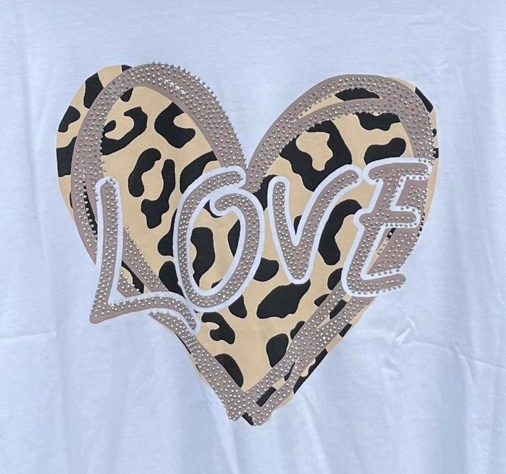 T-shirt m. leo/love