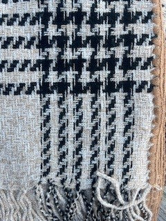 Halstørklæde m.strib