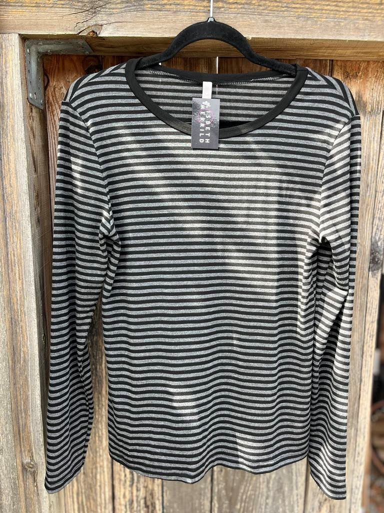 T-shirt m. strib