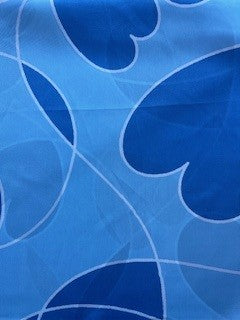 Tørklæde m. hjerter - 70 x 70 cm