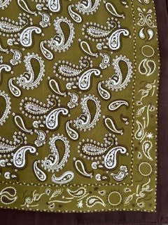 Tørklæde m. paisley 70 x 70 cm