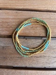 Armbånd/ Lang Halskæde m. små perler