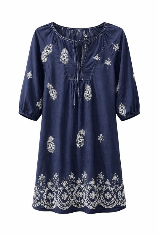 Tunika m. mønster/sygninger