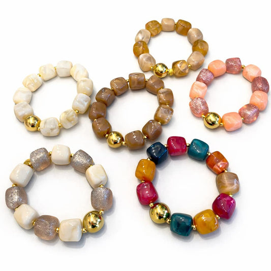 Armbånd m. store sten.