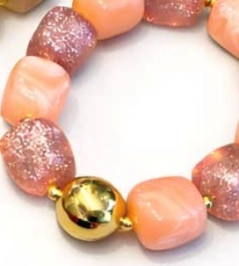 Armbånd m. store sten.