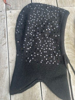 Balaclava m. pailletter