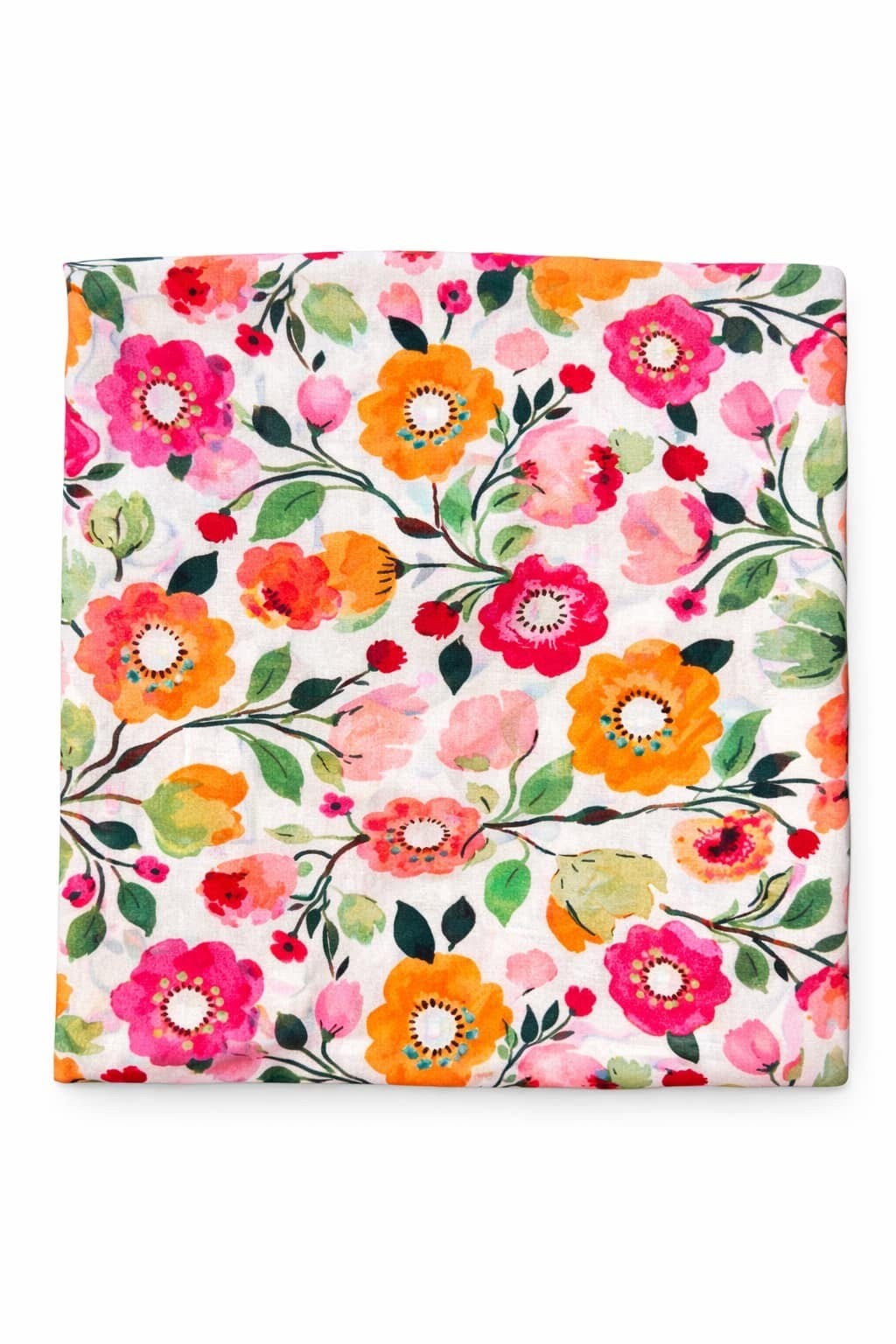 Tørklæde m. blomster