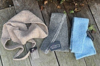 Tørklæde, ensfarvet