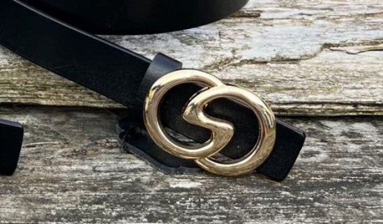 Bælte medguld/sølv spænde