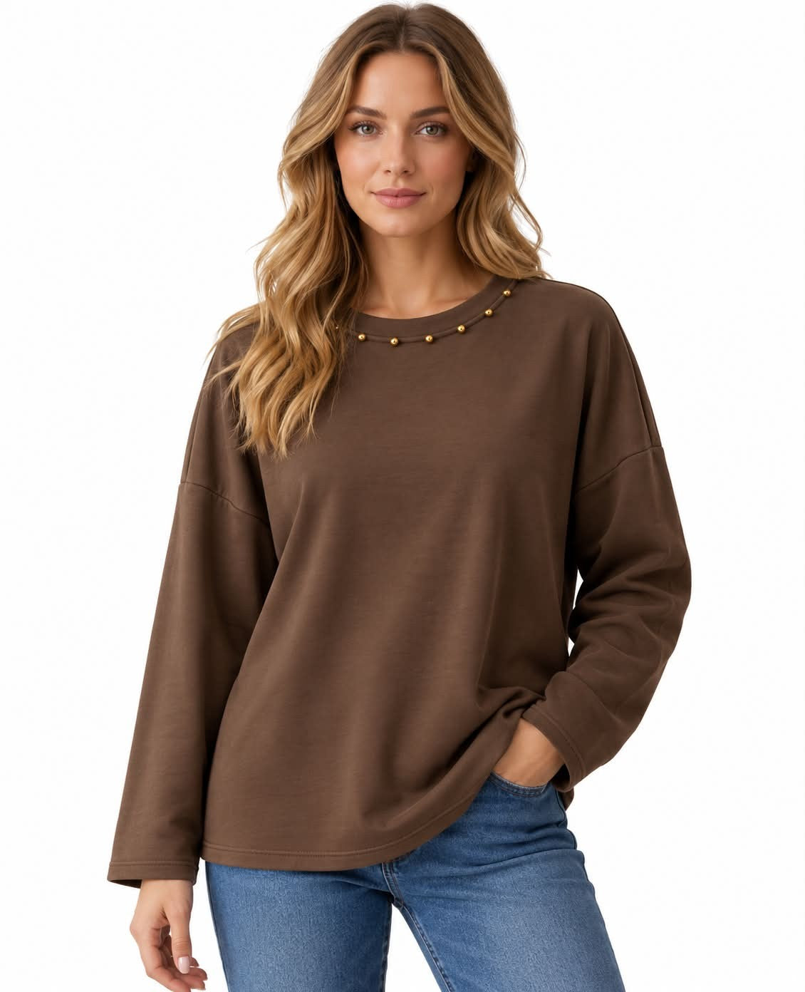 Sweatshirt m. nitter