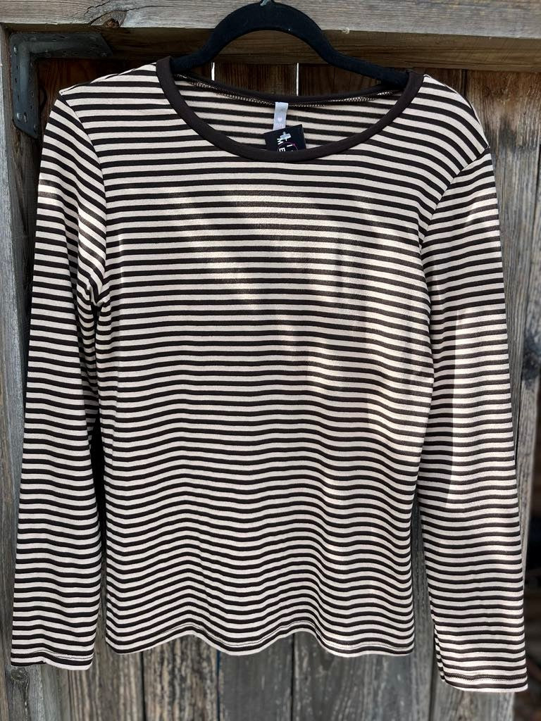T-shirt m. strib