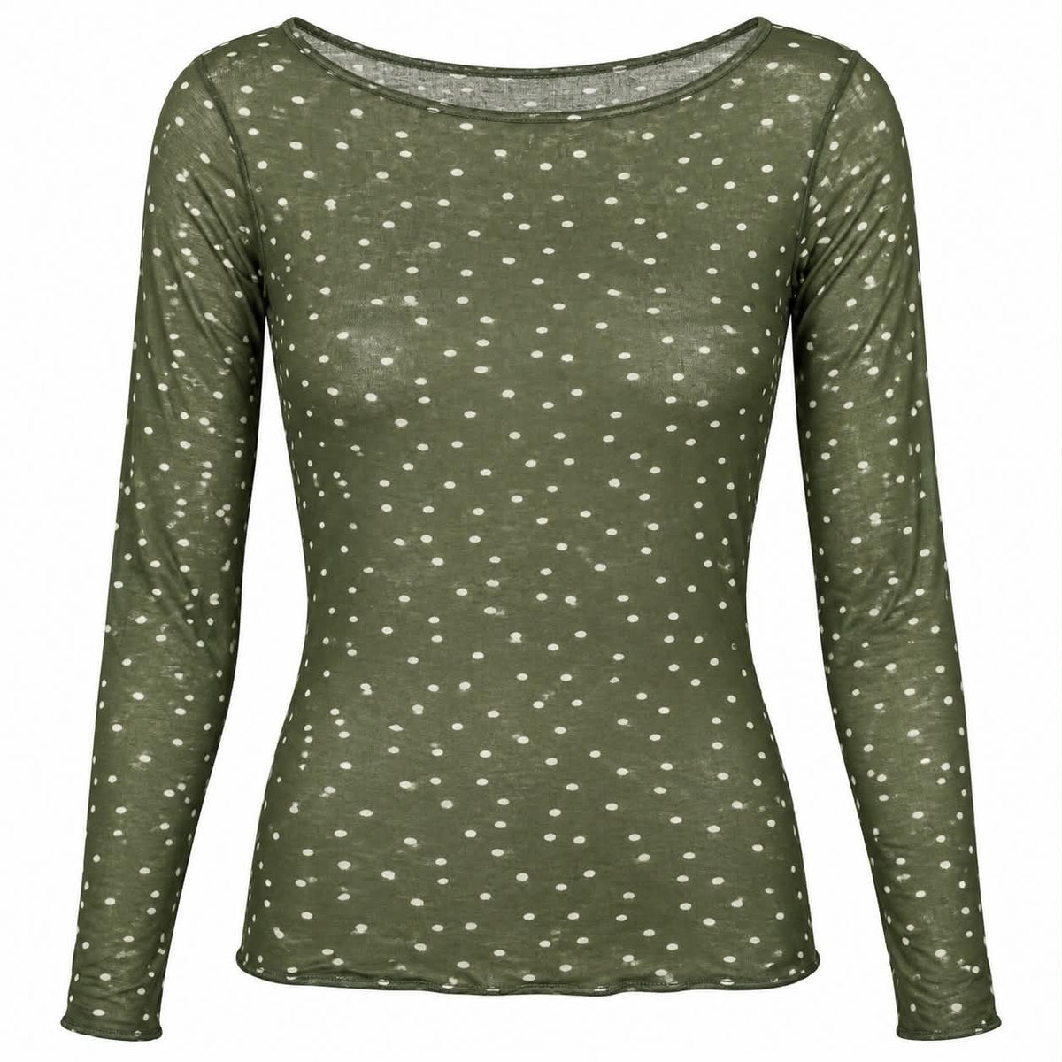 T-shirt m. land ærme - Cashmere