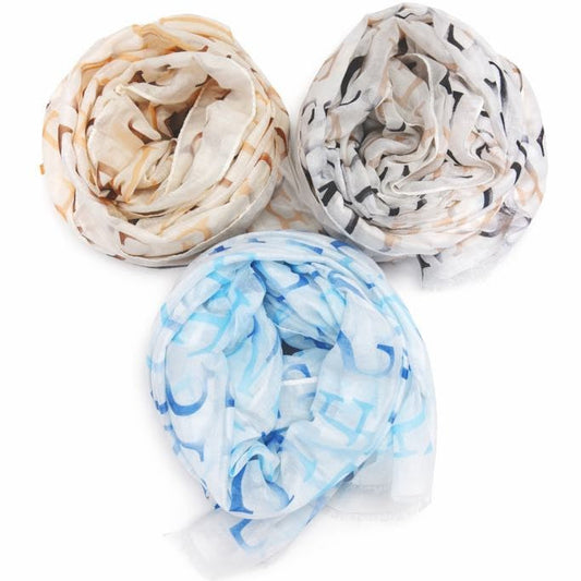 Tørklæde m. skrift