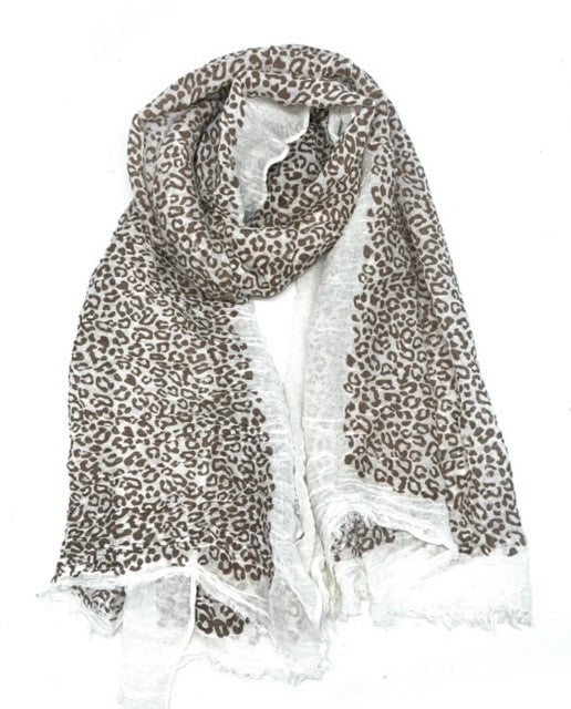 Tørklæde med leopard
