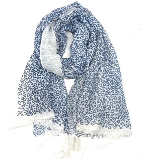 Tørklæde med leopard