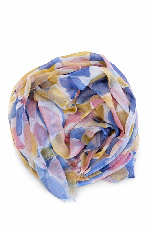 Tørklæde m. blomster