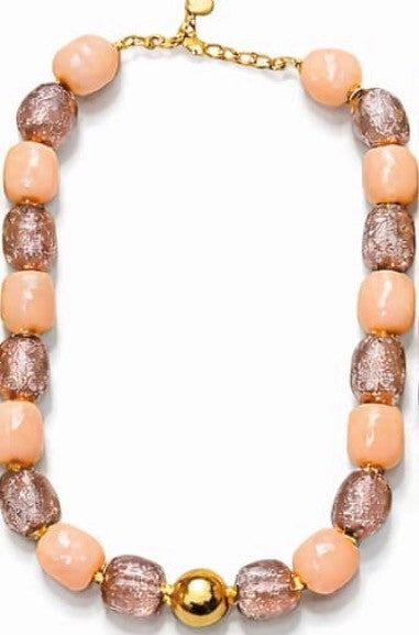 Halskæde m. store sten