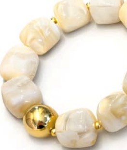 Armbånd m. store sten.