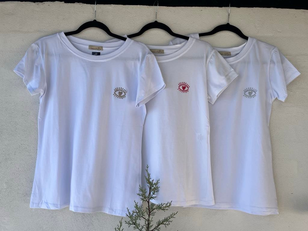 T-shirt m. øje