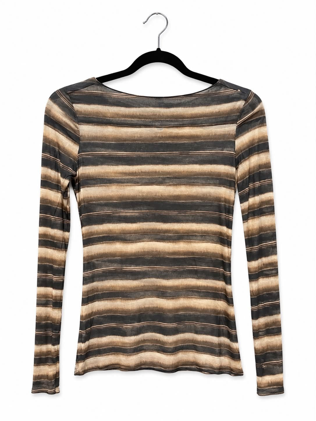 T-shirt m. land ærme - Cashmere
