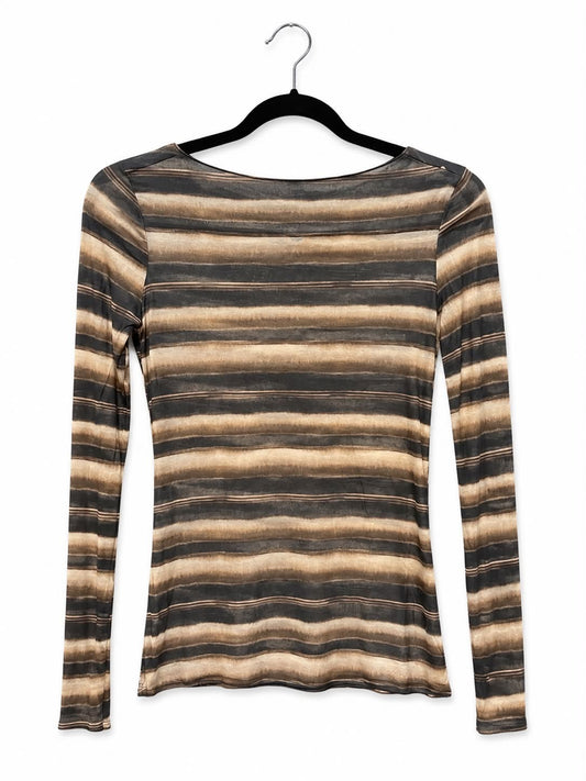 T-shirt m. lange ærmer - Cashmere