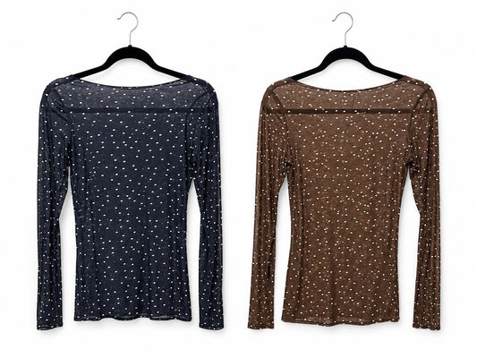 T-shirt m. land ærme - Cashmere