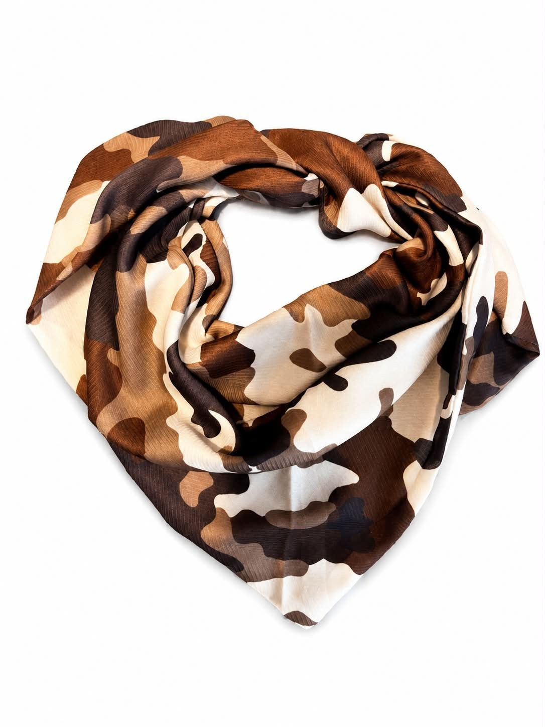 Tørklæde m. camoflage - 70 x 70 cm