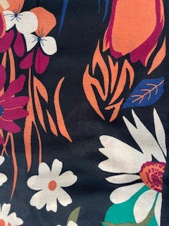Tørklæde m. blomster
