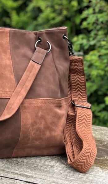 Taske, shopper i ruskinds look