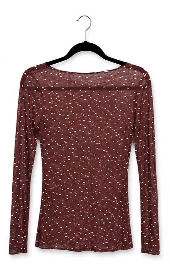 T-shirt m. land ærme - Cashmere