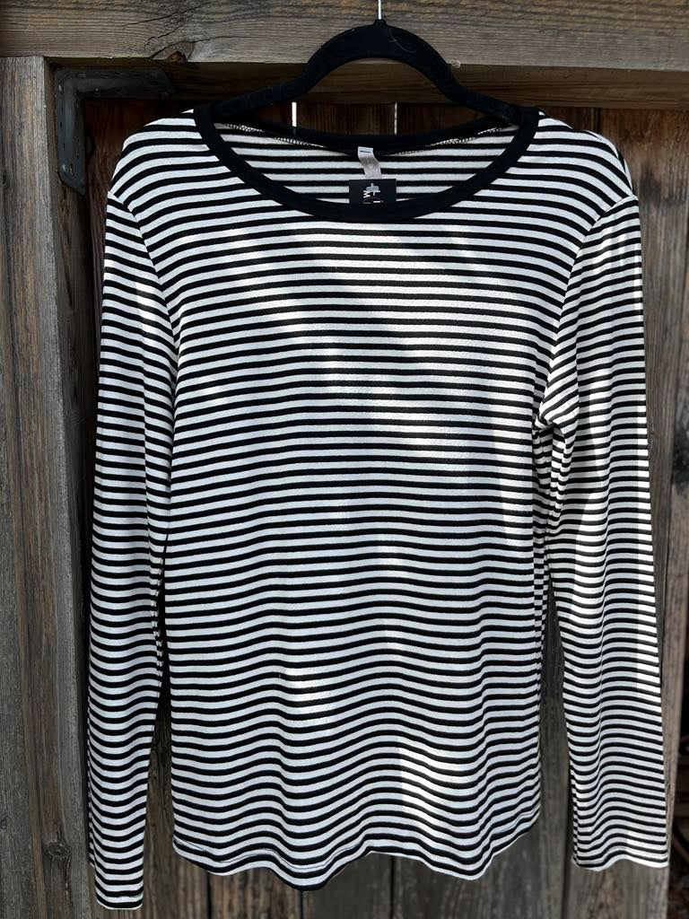T-shirt m. strib