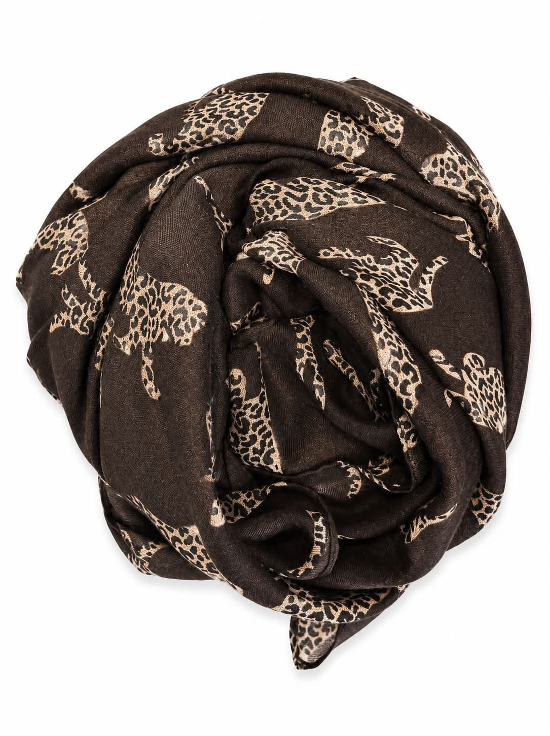 Tørklæde m. leopard