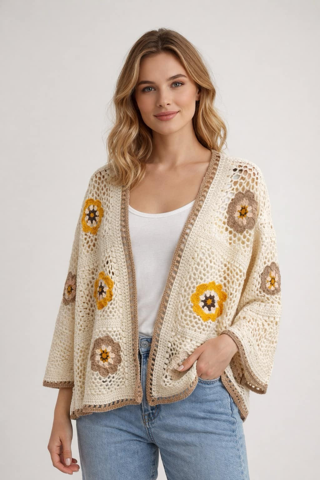 Cardigan m. boheme