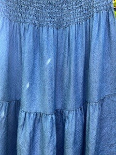 Nederdel, denim